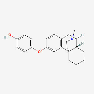 4-[(17-Methylmorphinan-3-yl)oxy]phenol