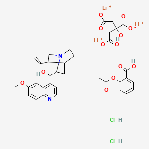 molecular formula C35H39Cl2Li3N2O13 B1218323 Togal CAS No. 8064-38-8