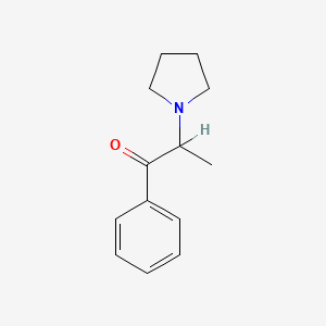 molecular formula C13H17NO B1218325 alpha-Pyrrolidinopropiophenone CAS No. 19134-50-0