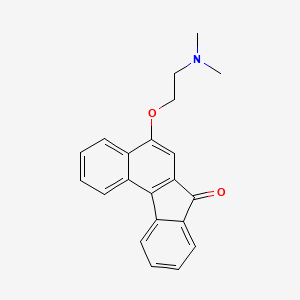 molecular formula C21H19NO2 B1218330 Benflurone CAS No. 78250-23-4