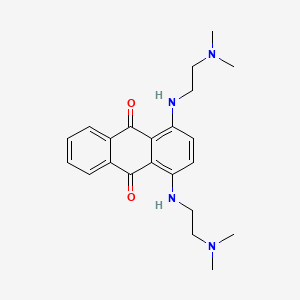 molecular formula C22H28N4O2 B1218332 Aminatrone 1 CAS No. 69895-68-7