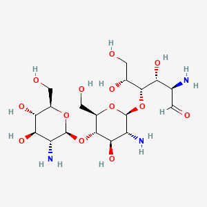 molecular formula C18H35N3O13 B1218335 Chitotriose CAS No. 41708-93-4