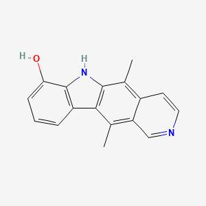 molecular formula C17H14N2O B1218345 7-Hydroxyellipticine CAS No. 67484-39-3