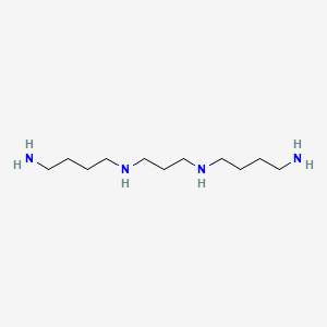 molecular formula C11H28N4 B1218346 Canavalmine CAS No. 70862-15-6