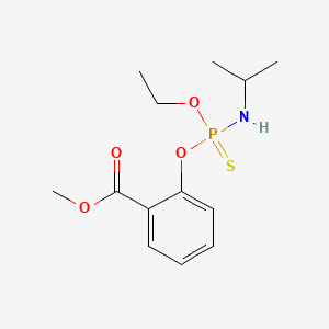B1218350 Methyl 2-[ethoxy-(propan-2-ylamino)phosphinothioyl]oxybenzoate CAS No. 101365-44-0