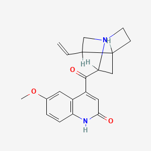 molecular formula C20H22N2O3 B1218364 2'-Oxoquinidinone CAS No. 82793-82-6