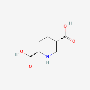 molecular formula C7H11NO4 B1218366 2,5-Piperidine dicarboxylate CAS No. 84619-48-7