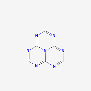 molecular formula C6H3N7 B1218370 1,3,4,6,7,9,9b-Heptaazaphenalene CAS No. 204-34-2