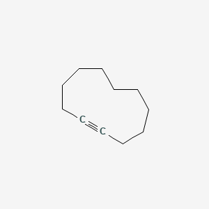 molecular formula C11H18 B1218371 Cycloundecyne CAS No. 702-32-9
