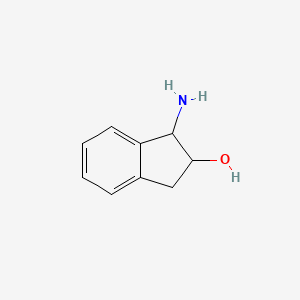 molecular formula C9H11NO B1218372 (1R,2S)-1-amino-2-indanol CAS No. 7480-35-5