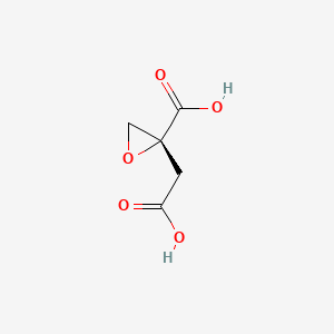 molecular formula C5H6O5 B1218376 Itaconate epoxide CAS No. 94853-87-9
