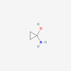 molecular formula C3H7NO B1218379 1-Aminocyclopropanol CAS No. 54376-44-2