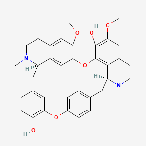 molecular formula C36H38N2O6 B1218392 Aromoline CAS No. 519-53-9