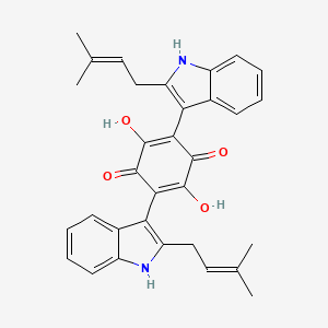 molecular formula C32H30N2O4 B1218396 neoARQ 