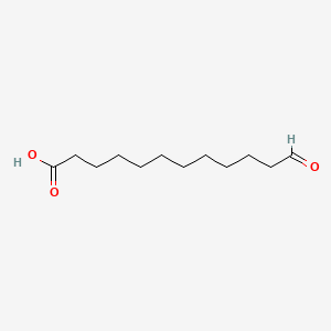 molecular formula C12H22O3 B1218398 12-Oxododecanoic acid CAS No. 3956-80-7