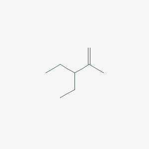 molecular formula C8H16 B012184 1-Pentene, 3-ethyl-2-methyl- CAS No. 19780-66-6