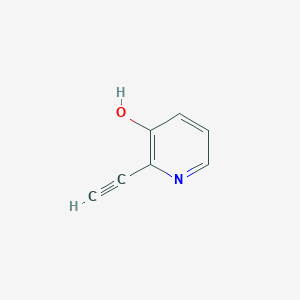 molecular formula C7H5NO B121840 2-Ethynylpyridin-3-ol CAS No. 142503-05-7