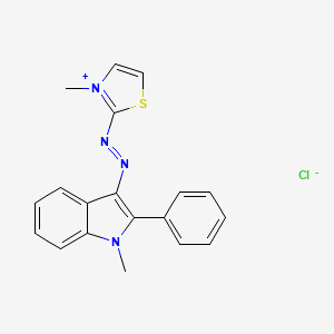 molecular formula C19H17ClN4S B1218400 Basic Red 29 CAS No. 42373-04-6