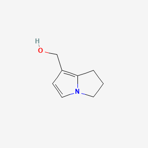 molecular formula C8H11NO B1218406 Dehydrosupinidine CAS No. 27628-47-3