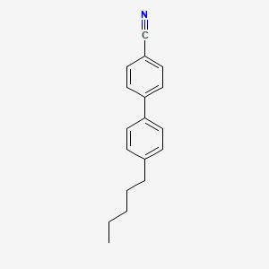 molecular formula C18H19N B1218408 4-氰基-4'-戊基联苯 CAS No. 40817-08-1