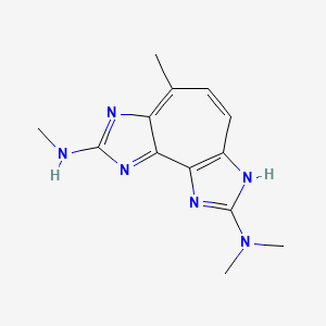 molecular formula C13H16N6 B1218409 Paragracine CAS No. 57695-32-6