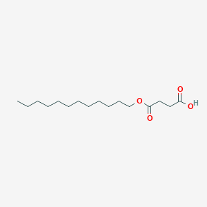 molecular formula C16H30O4 B1218415 Monolauryl succinate CAS No. 21668-03-1
