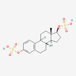 molecular formula C18H24O8S2 B1218422 17-Beta-Estradiol-3,17-beta-sulfate CAS No. 3233-70-3