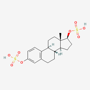 molecular formula C18H24O8S2 B1218422 Estradiol 3,17-disulfate CAS No. 3233-70-3