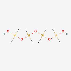 molecular formula C8H26O5Si4 B1218430 Octamethyltetrasiloxane-1,7-diol CAS No. 3081-07-0