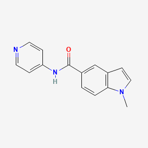 molecular formula C15H13N3O B12184346 1-methyl-N-(pyridin-4-yl)-1H-indole-5-carboxamide 