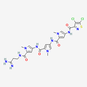 molecular formula C25H26Cl2N10O4S B1218437 Unii-5N7E9brf47 