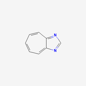 molecular formula C8H6N2 B1218438 Cycloheptimidazole CAS No. 275-94-5