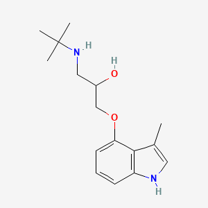 1-(tert-butylamino)-3-[(3-methyl-1H-indol-4-yl)oxy]-2-propanol