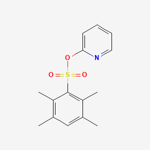 molecular formula C15H17NO3S B12184493 2-Pyridyl 2,3,5,6-tetramethylbenzenesulfonate 