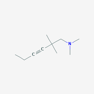 N,N,2,2-tetramethylhex-3-yn-1-amine