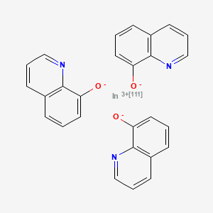 molecular formula C27H18InN3O3 B1218466 铟 In 111 羟基喹啉 CAS No. 65389-08-4