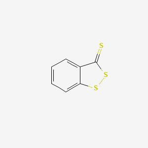 molecular formula C7H4S3 B1218485 3H-1,2-Benzodithiole-3-thione CAS No. 3354-42-5