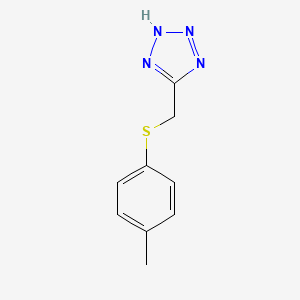 molecular formula C9H10N4S B12184993 5-p-tolylsulfanylmethyl-1H-tetrazole 