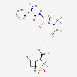 molecular formula C24H30N4O9S2 B1218523 Ampicillin sodium and sulbactam sodium CAS No. 94935-63-4