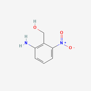 molecular formula C7H8N2O3 B1218528 2-Amino-6-nitrobenzyl alcohol CAS No. 98451-51-5