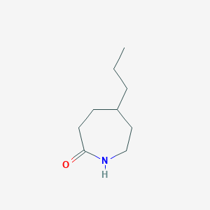 molecular formula C9H17NO B12185337 5-Propylazepan-2-one 