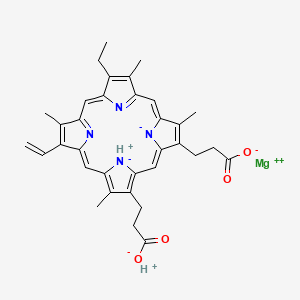 molecular formula C34H34MgN4O4 B1218539 Mg MV-Protoporphyrin CAS No. 98606-14-5