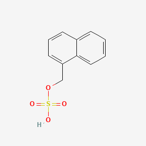 molecular formula C11H10O4S B1218564 1-Menaphthyl sulfate CAS No. 26489-16-7