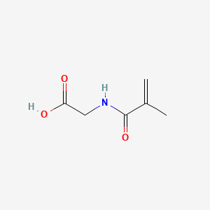 molecular formula C6H9NO3 B1218571 N-Methacryloylglycine CAS No. 23578-45-2