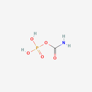 molecular formula CH4NO5P B1218576 Carbamoyl phosphate CAS No. 590-55-6