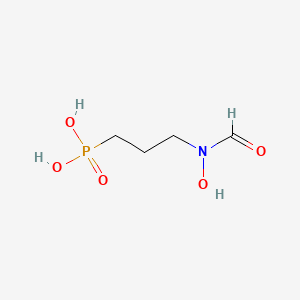 molecular formula C4H10NO5P B1218577 Fosmidomycin CAS No. 66508-53-0