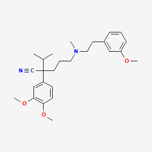 molecular formula C26H36N2O3 B1218581 Devapamil CAS No. 92302-55-1