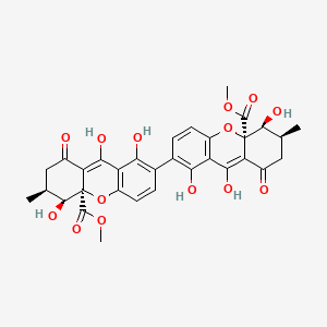 molecular formula C32H30O14 B1218583 Secalonic acid B CAS No. 35287-71-9