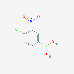 molecular formula C6H5BClNO4 B121859 4-氯-3-硝基苯硼酸 CAS No. 151169-67-4