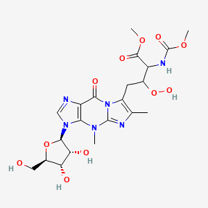 molecular formula C21H28N6O11 B1218594 Wybutoxosine CAS No. 78355-49-4